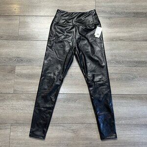 BP NORDSTROM NWT Size M Womens  Leggings Full Length Faux Leather Elastic Waist